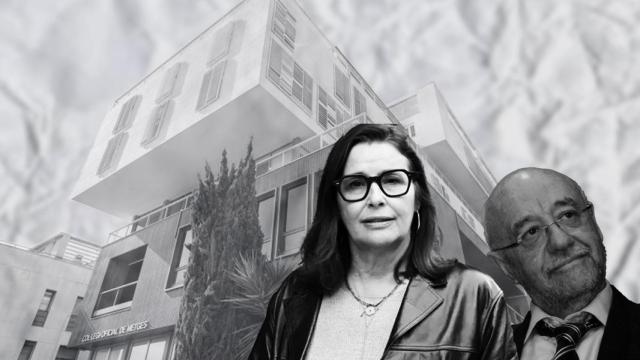 Elvira Bisbe, nueva presidenta del Colegio de Médicos, la sede colegial y Jaume Aubia