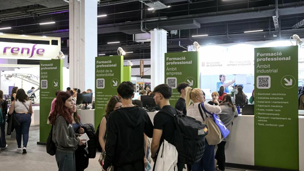 La Formación Profesional mantiene su línea ascendente en esta edición del Saló de l'Ensenyament
