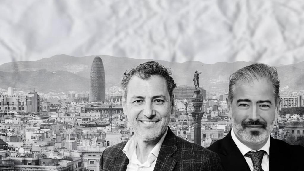 Francesc Quintana y Vicenç Hernández Reche, dos de las caras visibles de las dos candidaturas de los agentes inmobiliarios