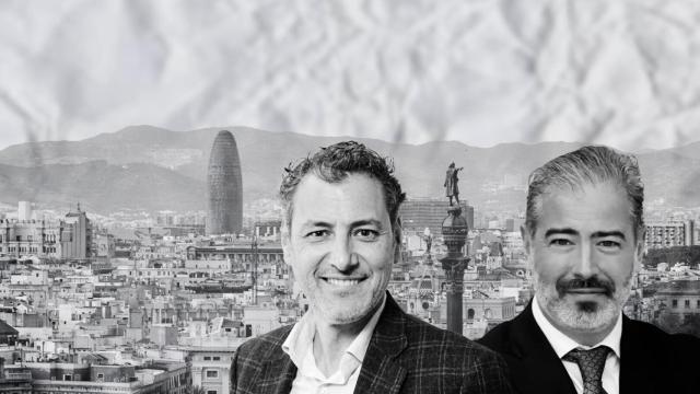 Francesc Quintana y Vicenç Hernández Reche, dos de las caras visibles de las dos candidaturas de los agentes inmobiliarios