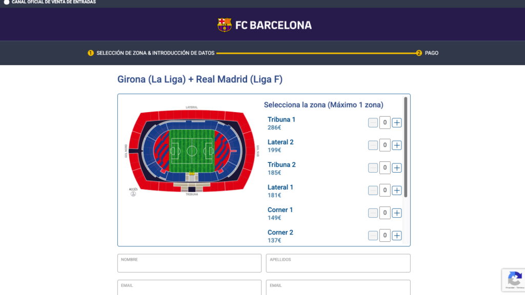 El Barça ofrece descuentos en un pack conjunto de entradas  del masculino y el femenino contra el Girona y el Real Madrid