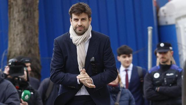 Gerard Piqué llega a los juzgados de Majadahonda para declarar como investigado por el 'caso Supercopa'
