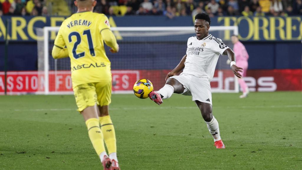 Vinicius Jr, durante el partido Villarreal-Real Madrid