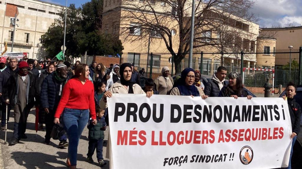 Manifestación en Salt