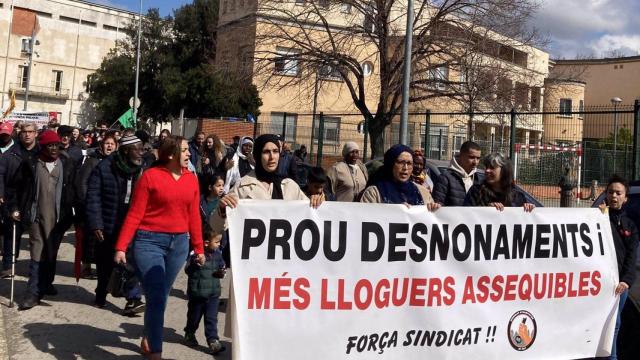 Manifestación en Salt