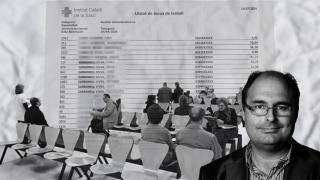 Los familiares del excandidato de CiU, su fotografía y un centro de atención primaria (CAP)