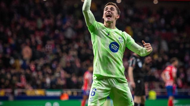 Gavi, eufórico, tras la victoria ante el Atlético