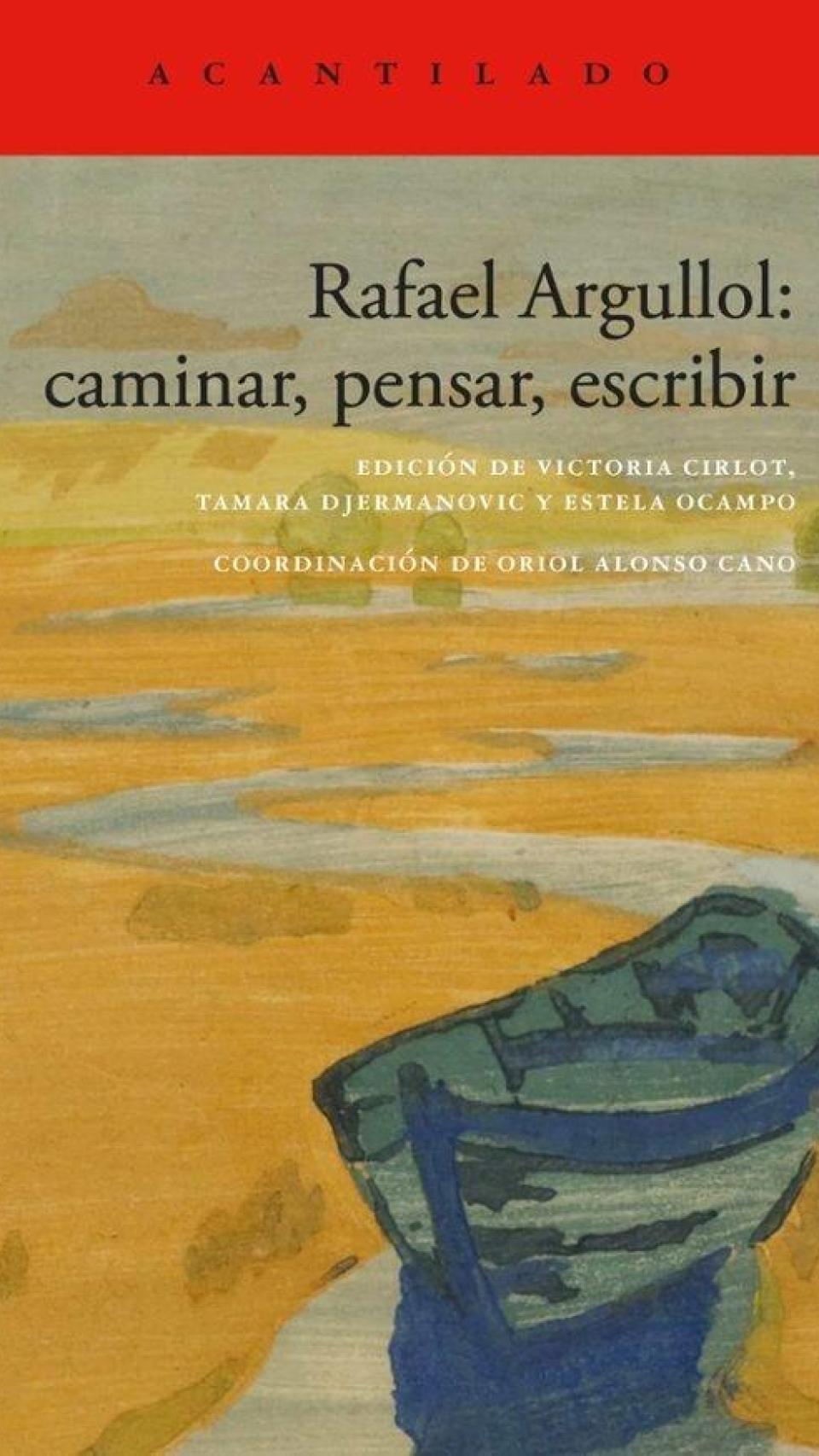 Portada del libro sobre Rafael Argullol