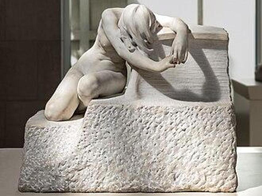 Escultura original 'Desconsol' de Josep Llimona