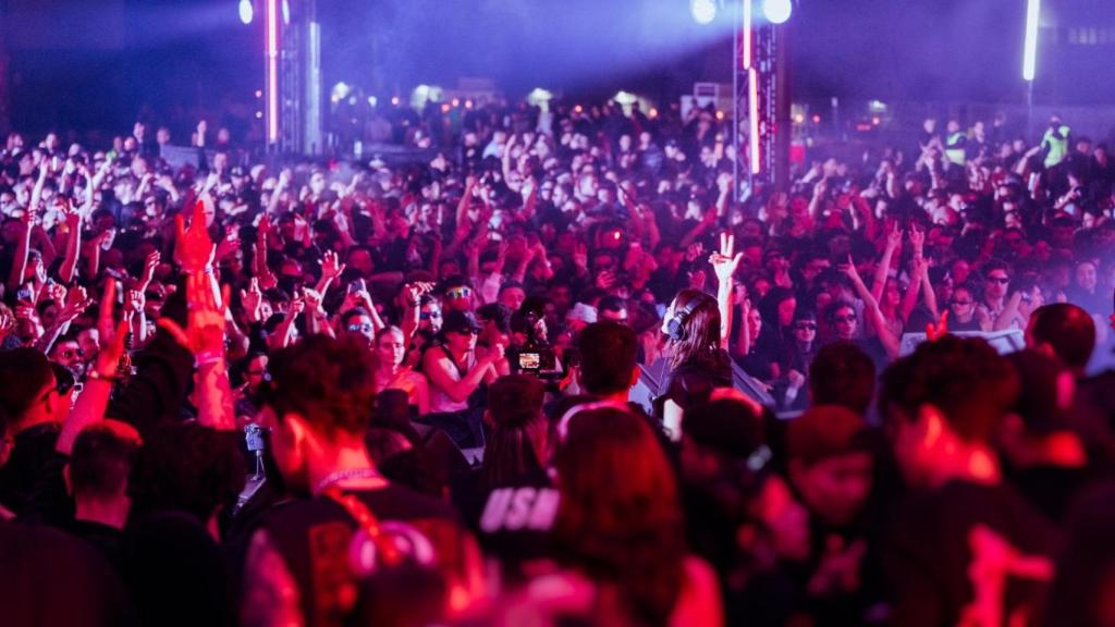 Imagen de una foto del festival Fury, que abrió la Antigua Mercedes como polo cultural en Barcelona