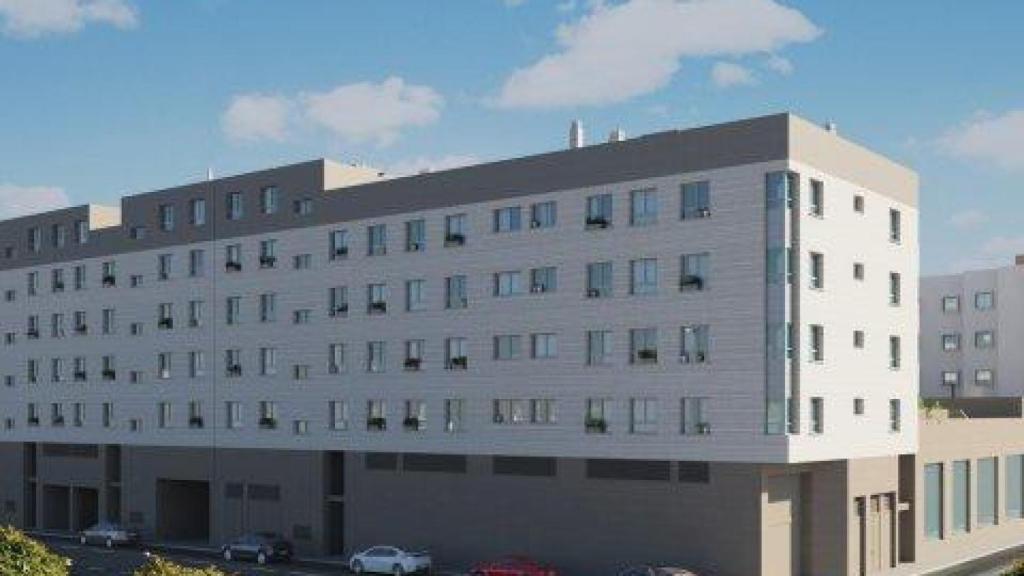 Parte trasera de Fira Park, la promoción quebrada en Vilanova