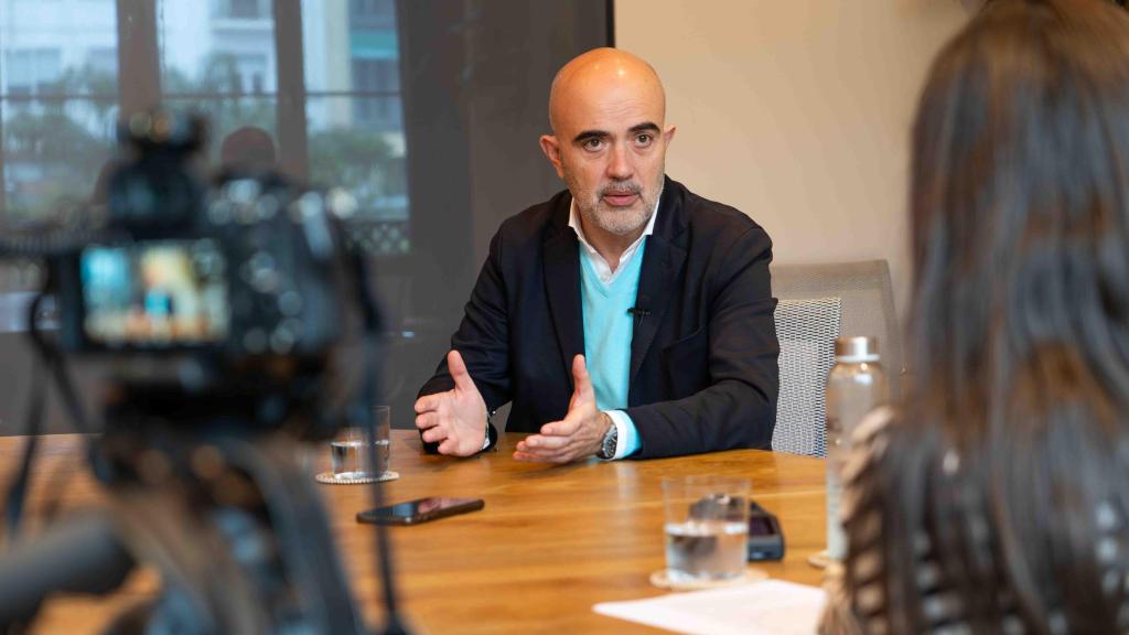 Daniel Sirera durante la entrevista con Crónica Global