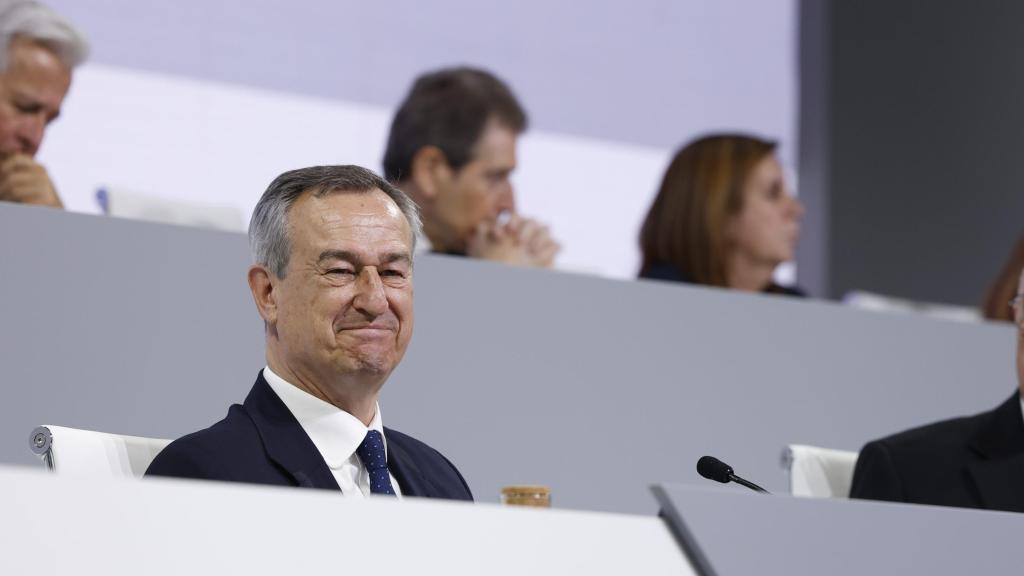 El presidente de Banco Sabadell, Josep Oliu (dcha.), y el consejero delegado, César González-Bueno / BANCO SABADELL