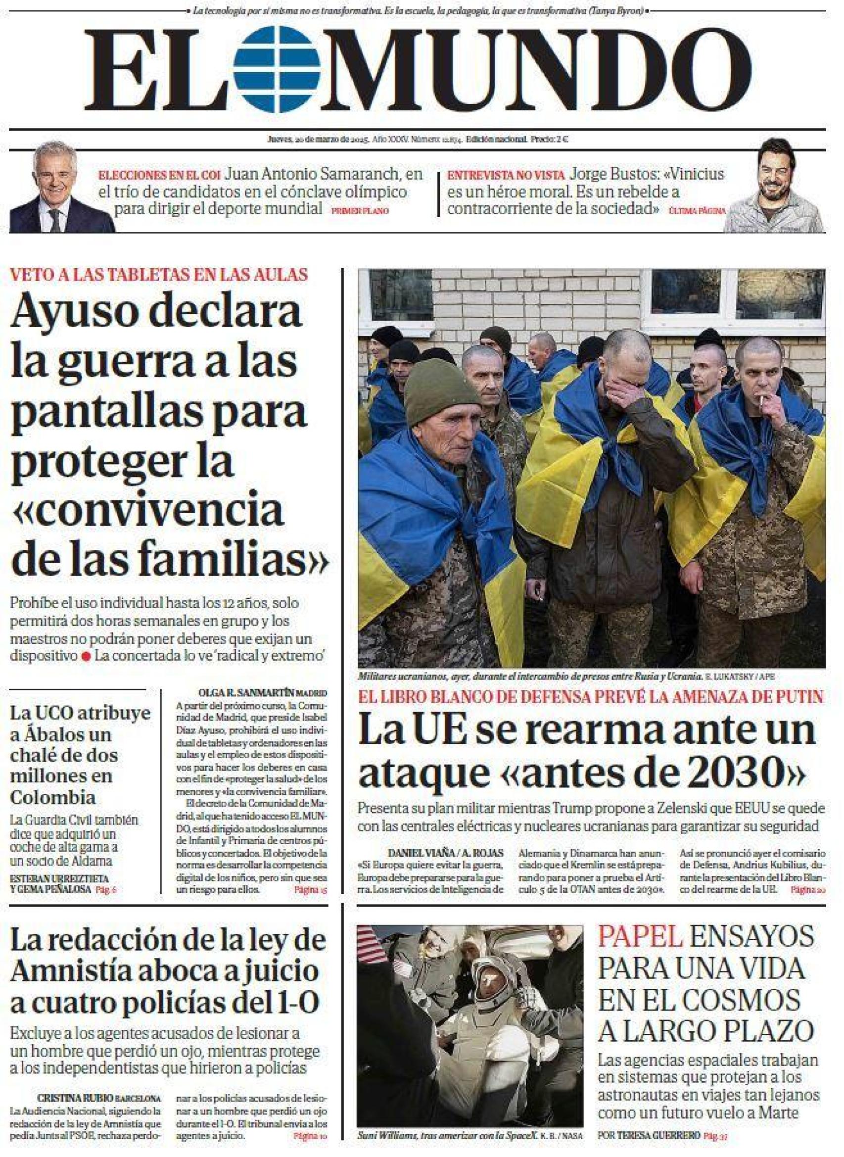 Portada El Mundo