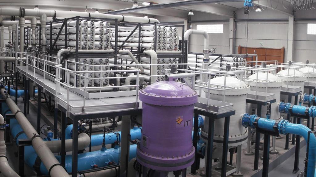 Interior de una Estación de Regeneración de Agua (ERA)