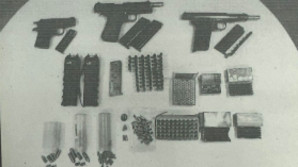 Armas incautadas durante el dispositivo 'Trifàssic'