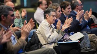 La 'consellera' de Salud, Olga Pané, en la presentación de los 27 'superambulatorios'