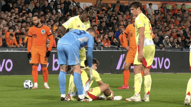 Lesión de Cubarsí en el Países Bajos-España