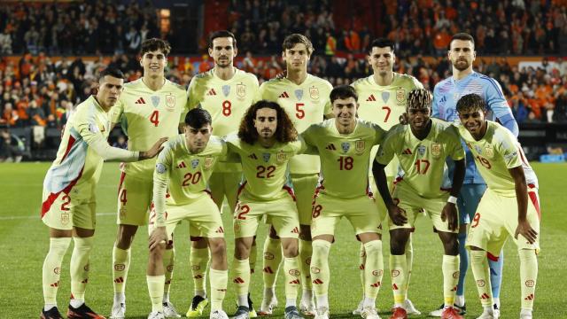 Once titular de España ante Países Bajos