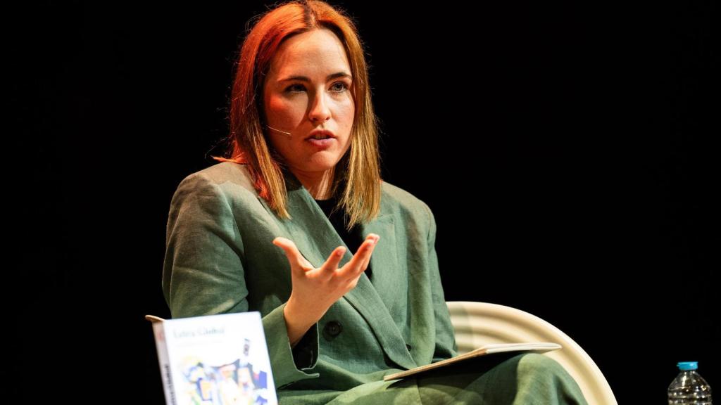 La musicóloga Lola Peña, en el acto en el Liceu organizado por 'Letra Global'