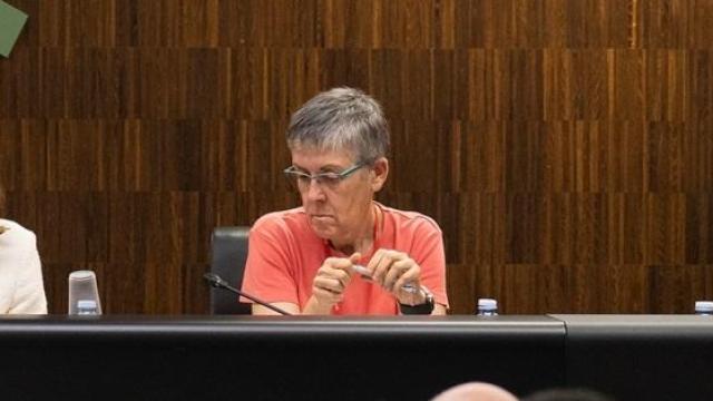 Los jueces, Ramón González y Roberto Garcia Ceniceros, la jueza decana de Barcelona Cristina Ferrando, la jueza Francisca Verdejo y el juez Tomás Sala