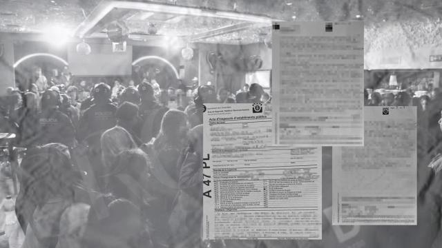 Actas en las que se leen los incumplimientos detectados en el bar Agapito