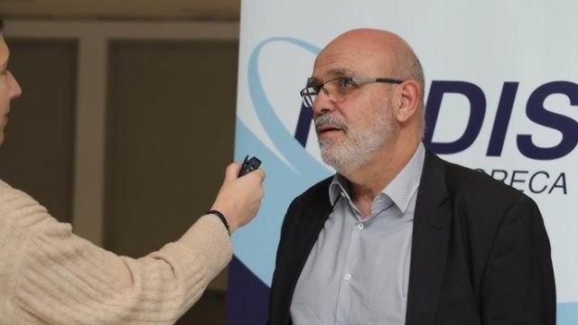 Jordi Bagó, consejero delegado de Serhs, en un contacto con la prensa