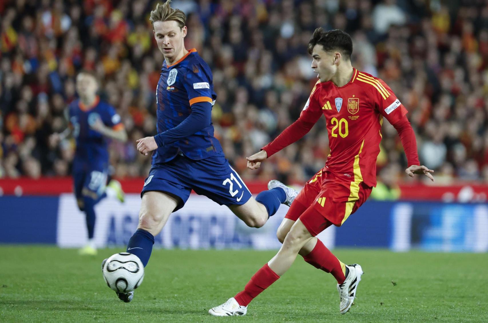 Pedri y De Jong se enfrentan en el España-Países Bajos de la Nations League