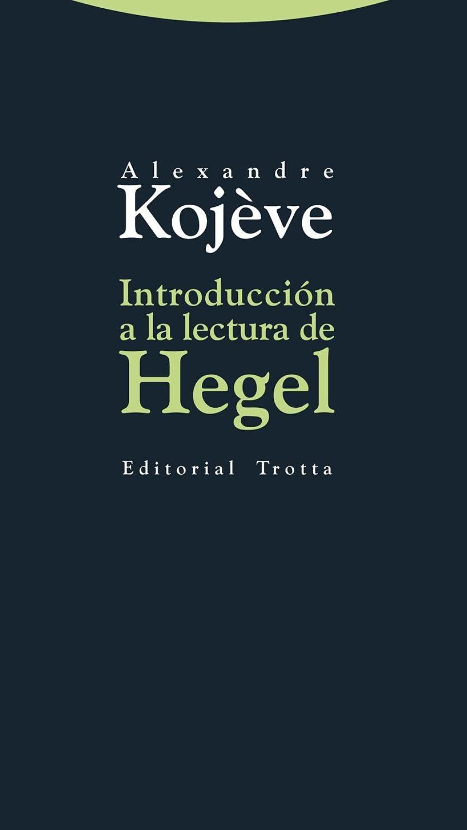 'Introducción a la lectura de Hegel'