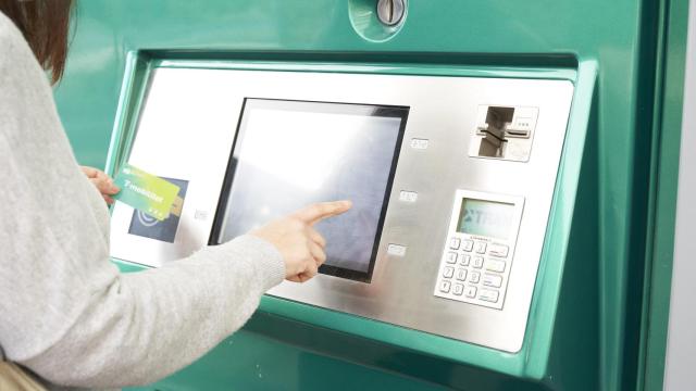 Máquina de billetes de tram