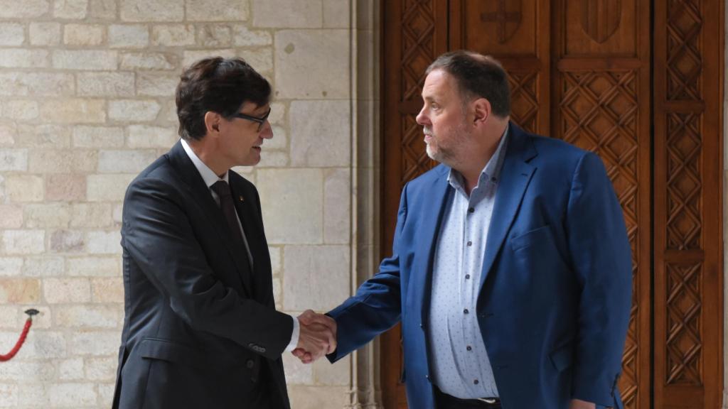 Salvador Illa y Oriol Junqueras