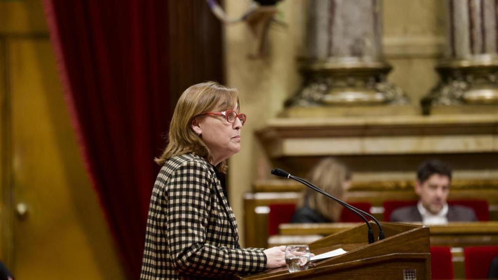 La 'consellera' Sílvia Paneque en una intervención en el Parlament de Cataluña