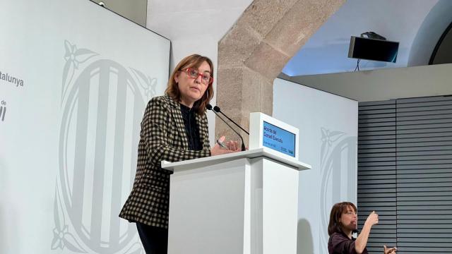 La 'consellera' de Territorio, Vivienda y Transición Ecológica y portavoz de la Generalitat, Sílvia Paneque, en rueda de prensa