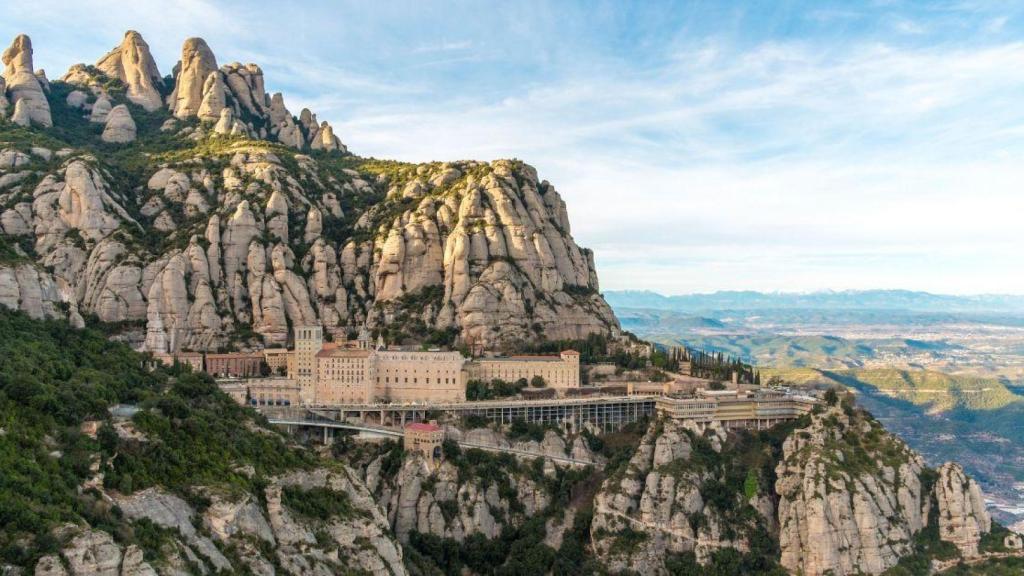 Vistas de la Abadía de Montserrat