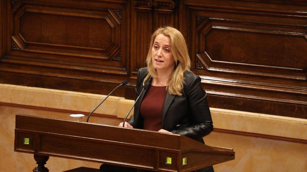 Imagen de archivo de Natàlia Mas en el Parlament