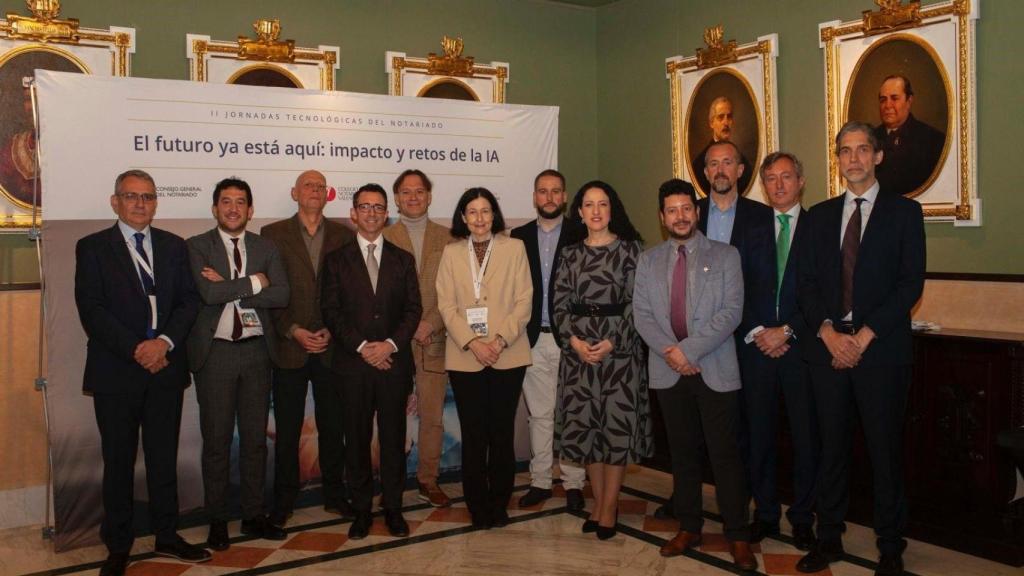 Ponentes de las II Jornadas Tecnológicas del Notariado.