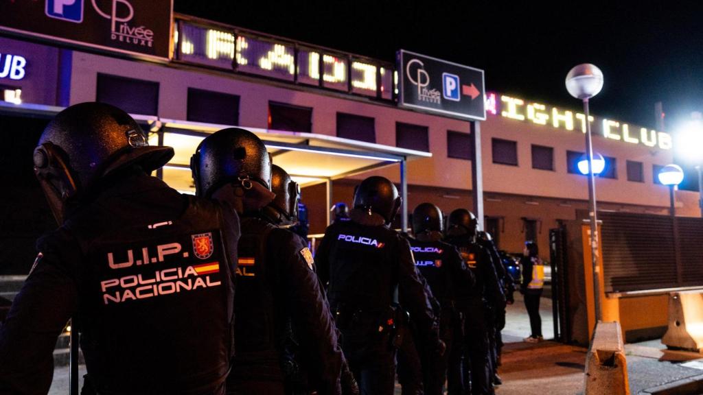 Dispositivo con más de 100 agentes de la Policía Nacional en el prostíbulo más grande de Europa