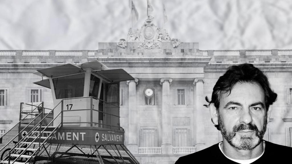 Oscar Camps, el Ayuntamiento de Barcelona y una torre de vigilancia de playas