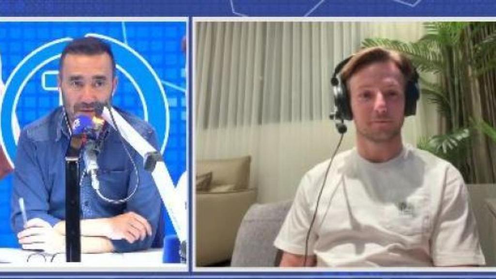 Juanma Castaño e Ivan Rakitic