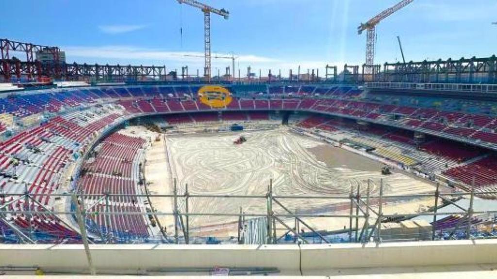 Obras en el Camp Nou