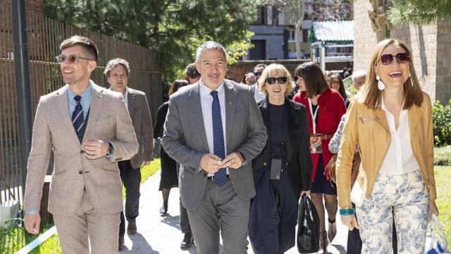 El 'conseller' de Empresa y Trabajo de la Generalitat, Miquel Sàmper, en la 080 Barcelona Fashion