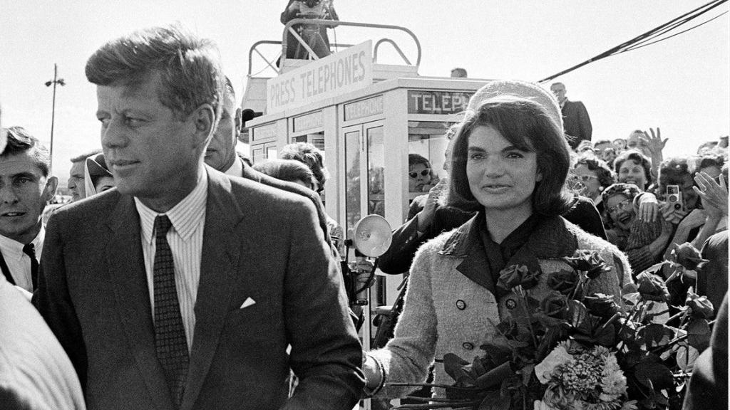John F. Kennedy y Jackie Onassis