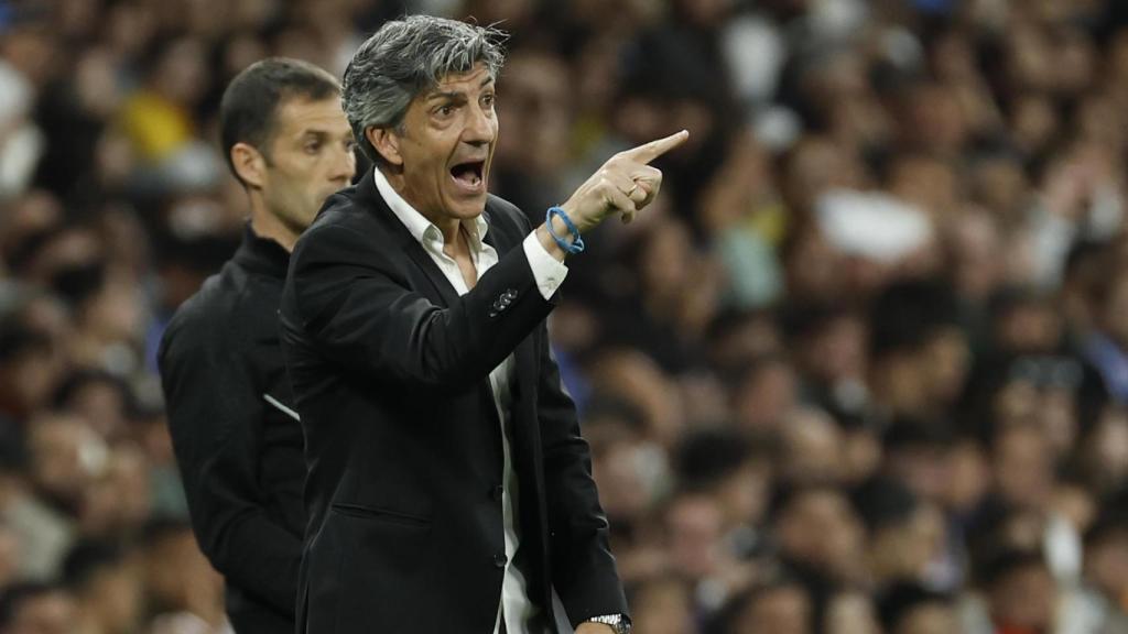 Imanol Alguacil, en el Real Madrid-Real Sociedad de Copa