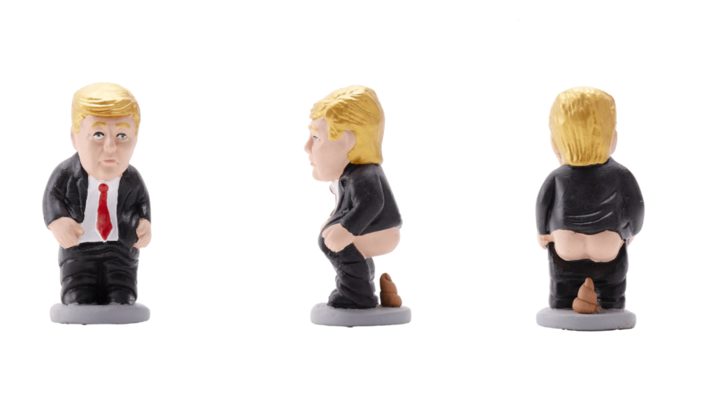 'Caganer' de Donald Trump