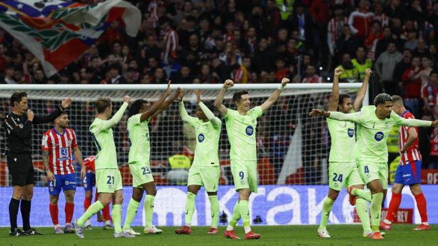 El Barça celebra la clasificación a la final de la Copa del Rey