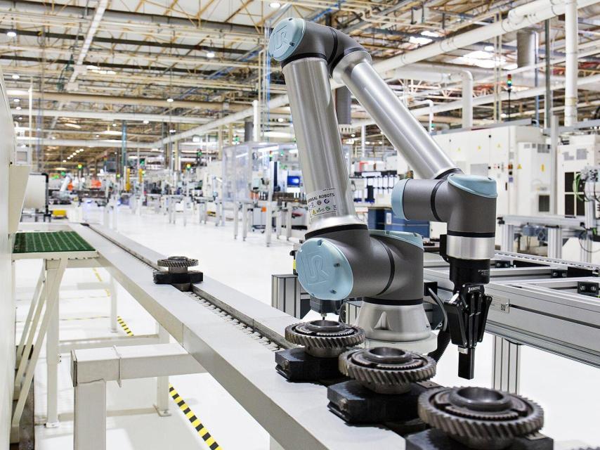 Cobot de Universal Robots en la planta de SEAT