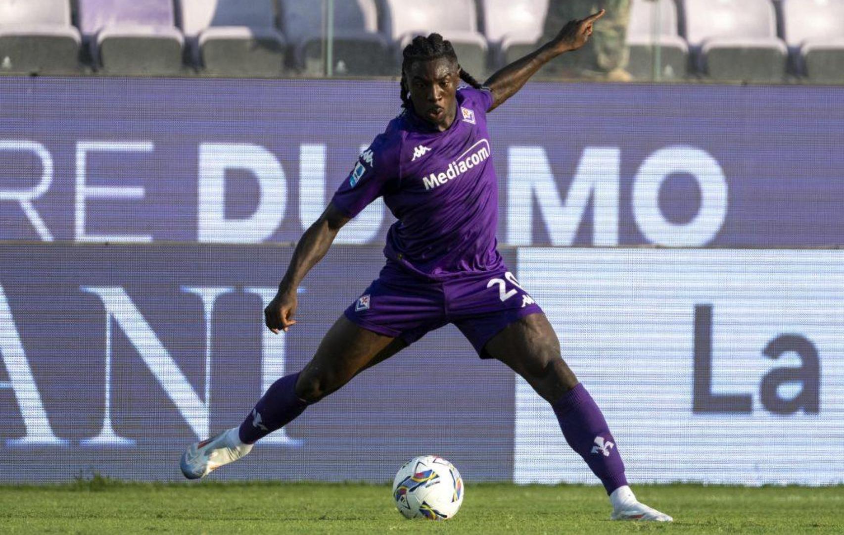 Moise Kean, delantero de la Fiorentina