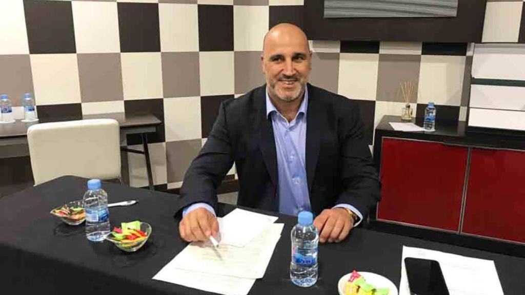 El empresario Iván Carrillo, en su rol en la Federación Catalana de Fútbol (FCF)