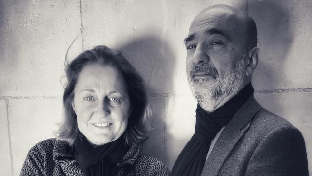 Imagen conjunta de Maria Vancells y Agustín Méndez