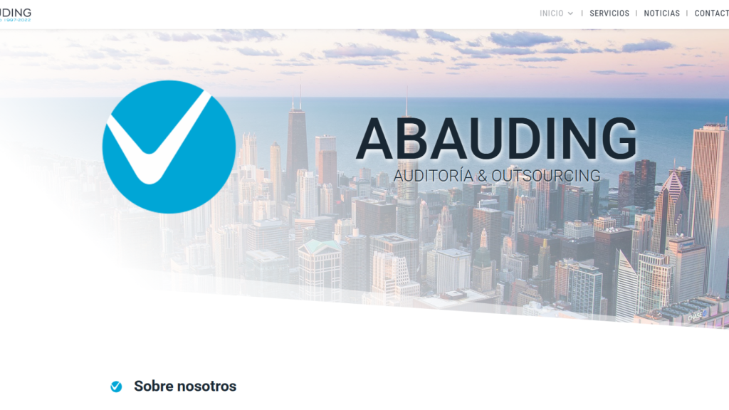 Página web de Abauding, empresa que validó el ingreso de la venta de los asientos Vip del nuevo Camp Nou